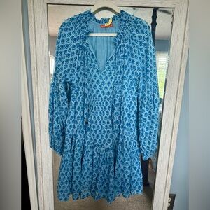 Oliphant Large Blue Bubble Dress EUC
